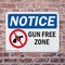 Signmission Gun Free Zone, 10 in W x Rectangle, Plastic OS-2PACK-NS-P-710-L-15756 - alternate 6